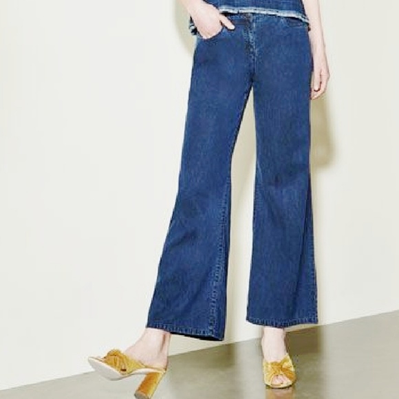 eileen fisher wide leg jeans
